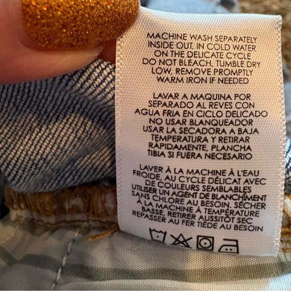 Cabi Palm Beach Crop Jeans Light Wash Size 14 - Picture 10 of 10